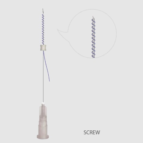 Rainbow Threads PDO Screw 30G/ 38 mm x  60 mm (1 Stk.)