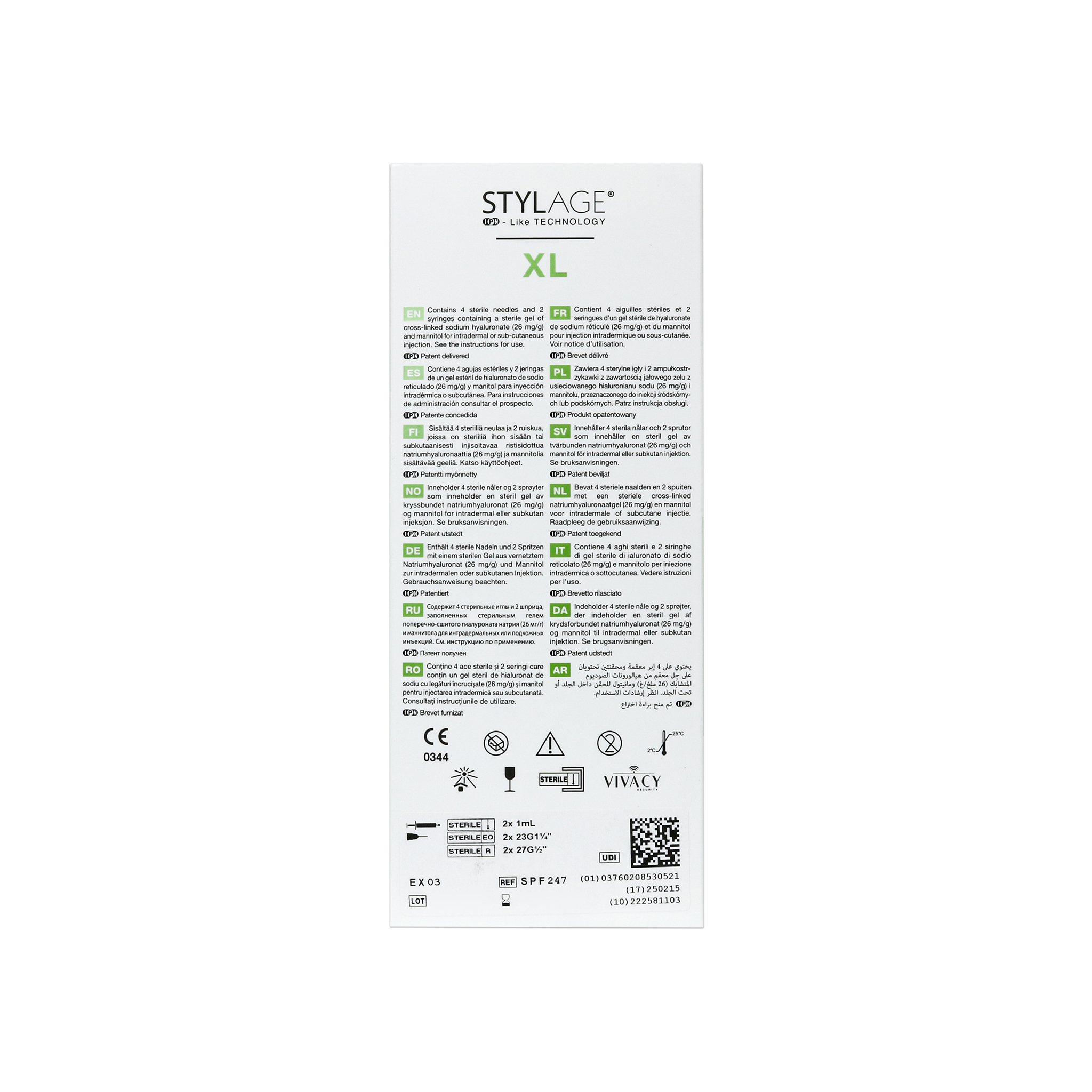 Stylage Bi-Soft XL (2 x 1 ml)