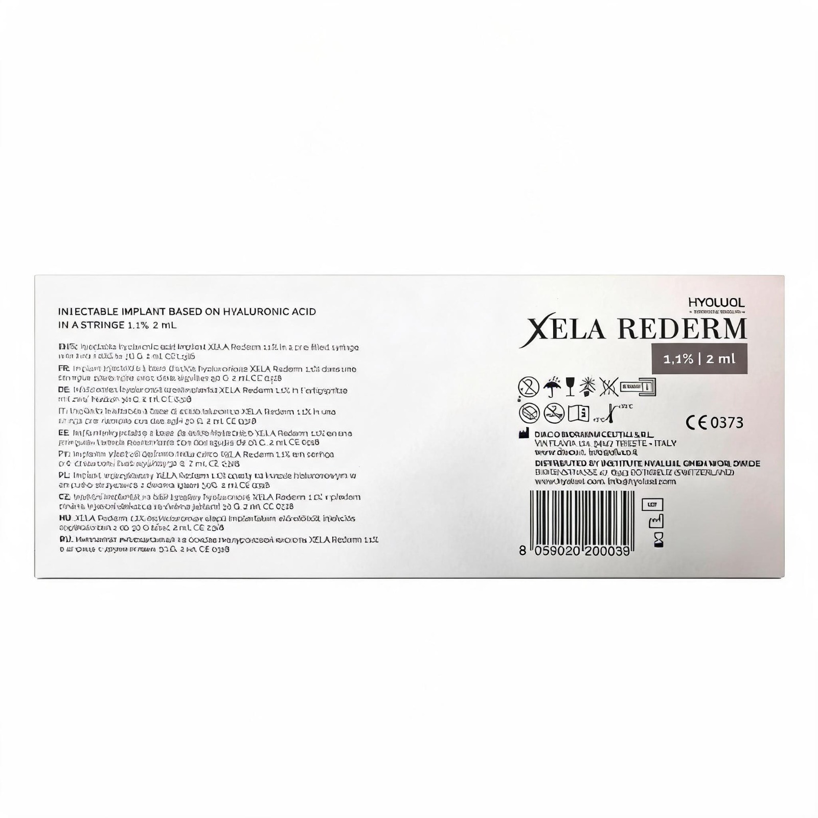 Xela Rederm 1,1% (1 x 2 ml)