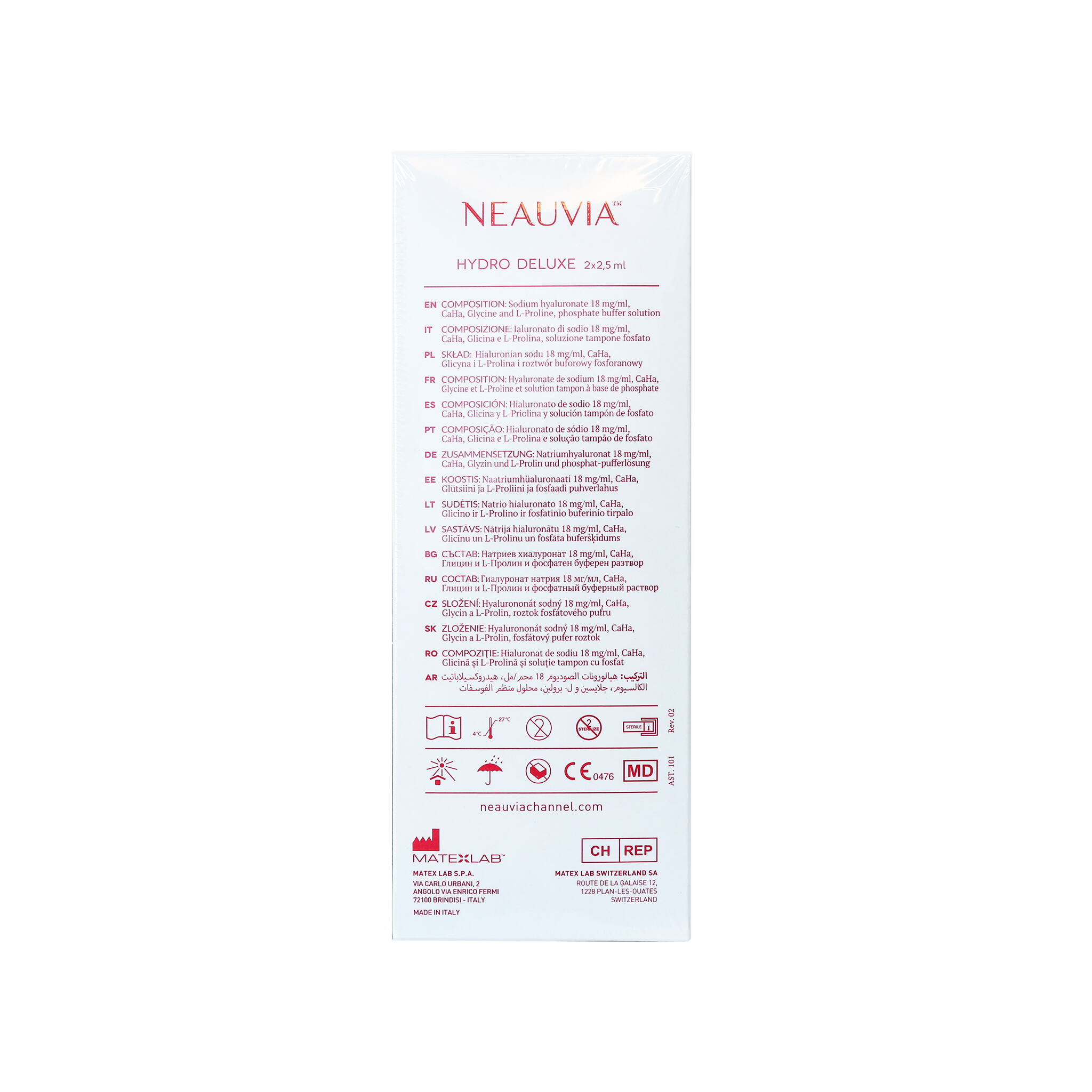 Neauvia Hydro Deluxe (2 x 2,5 ml)