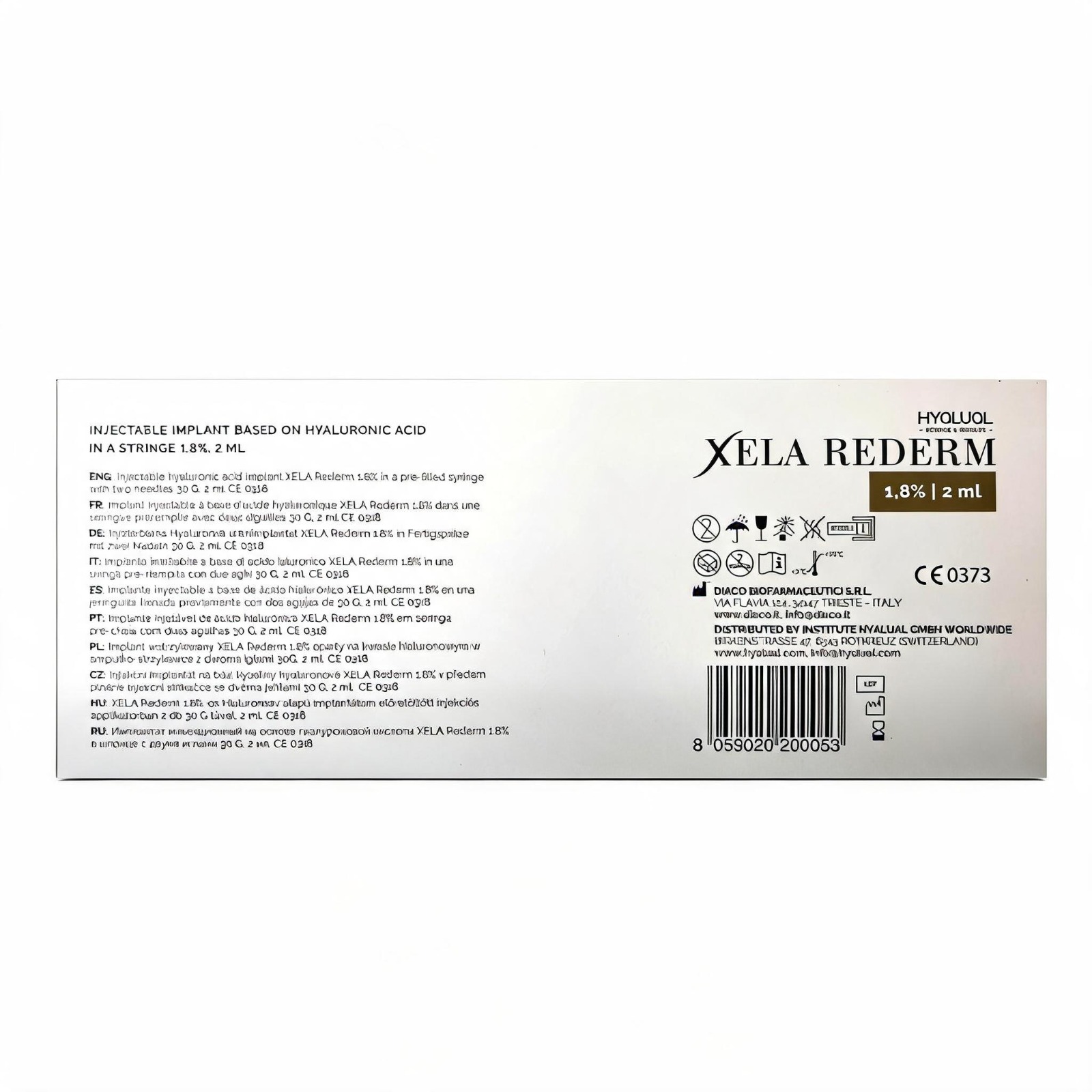Xela Rederm 1,8% (1 x 2 ml)