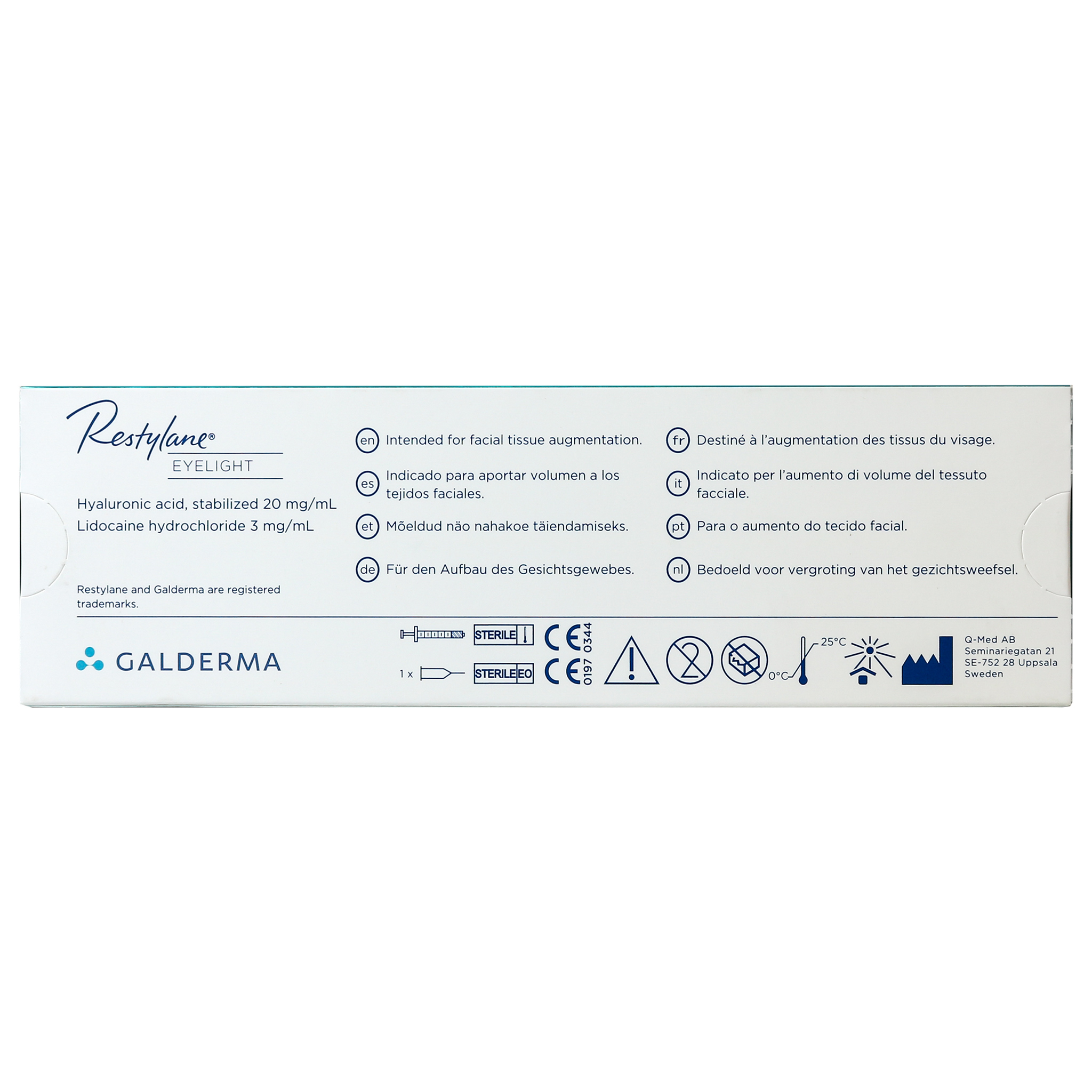 Restylane Eyelight Lidocaine (1 x 0.5 ml)