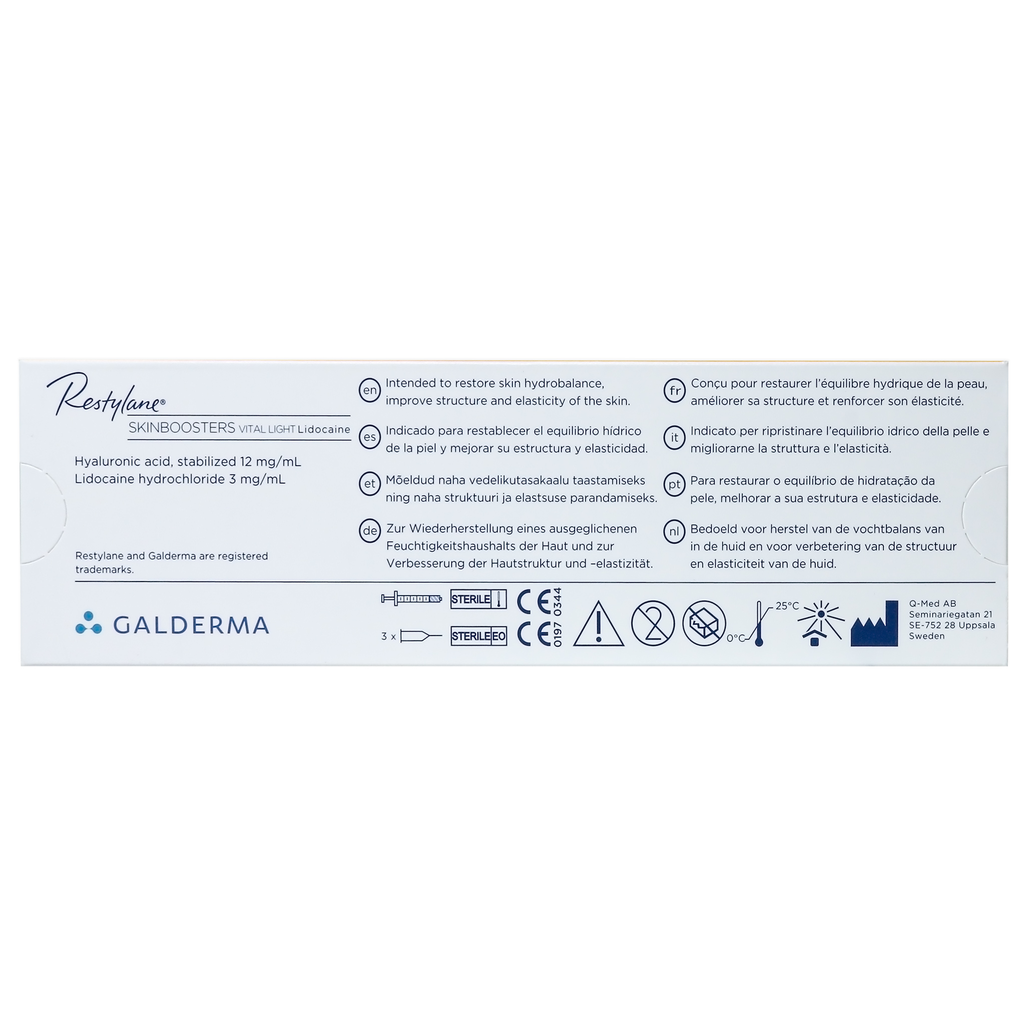 Restylane Skinbooster Vital Light mit Lidocain  (1 x 1 ml)