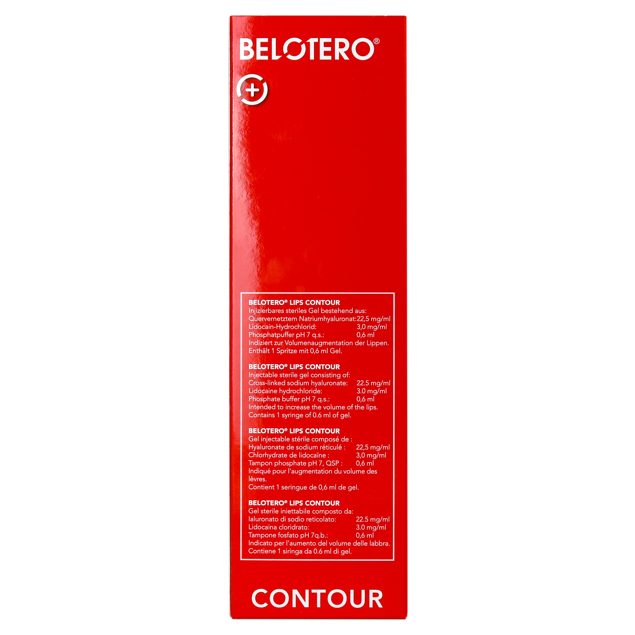 Belotero Lips Contour mit Lidocain (1 x 0,6 ml)