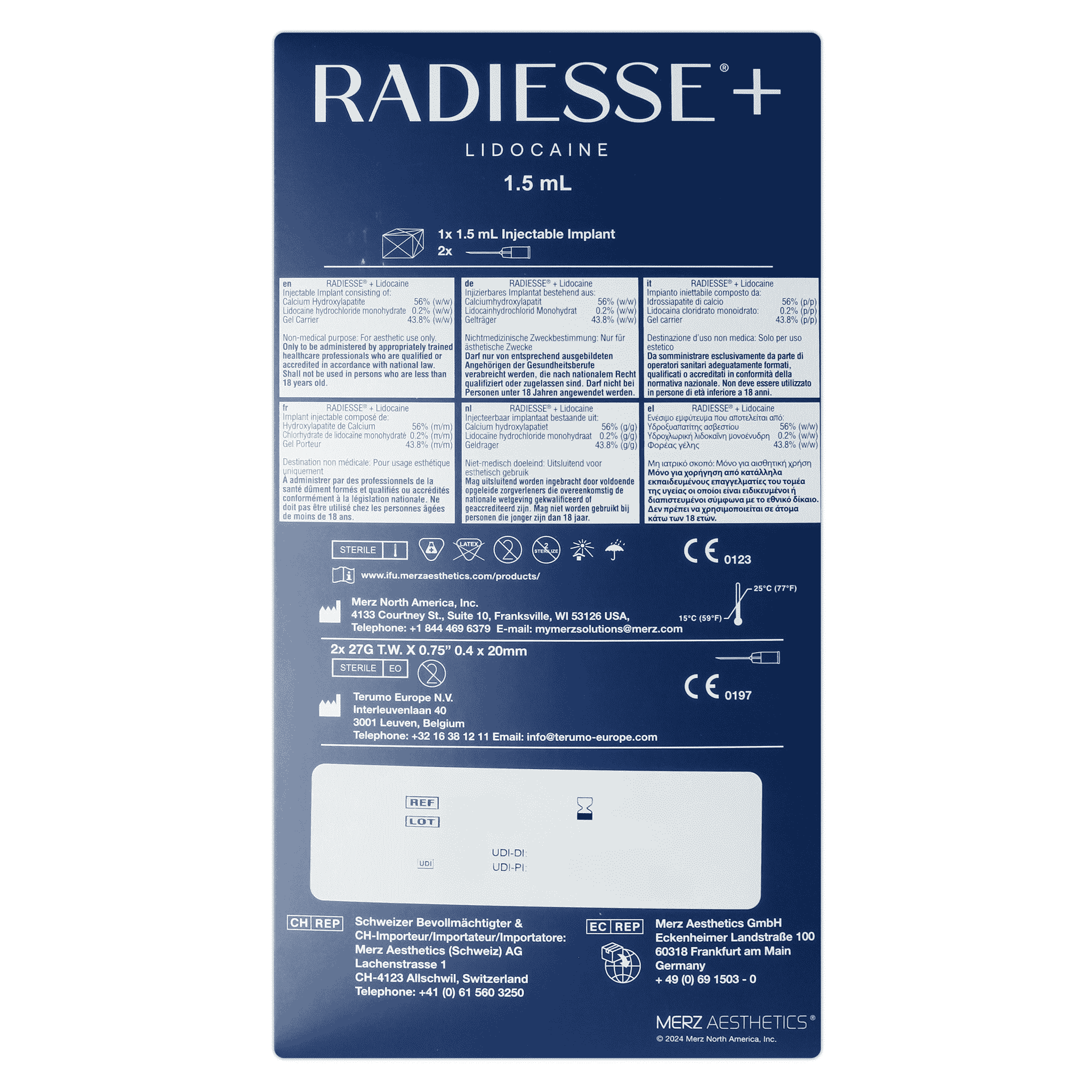 Radiesse mit Lidocain (1 x 1,5 ml)
