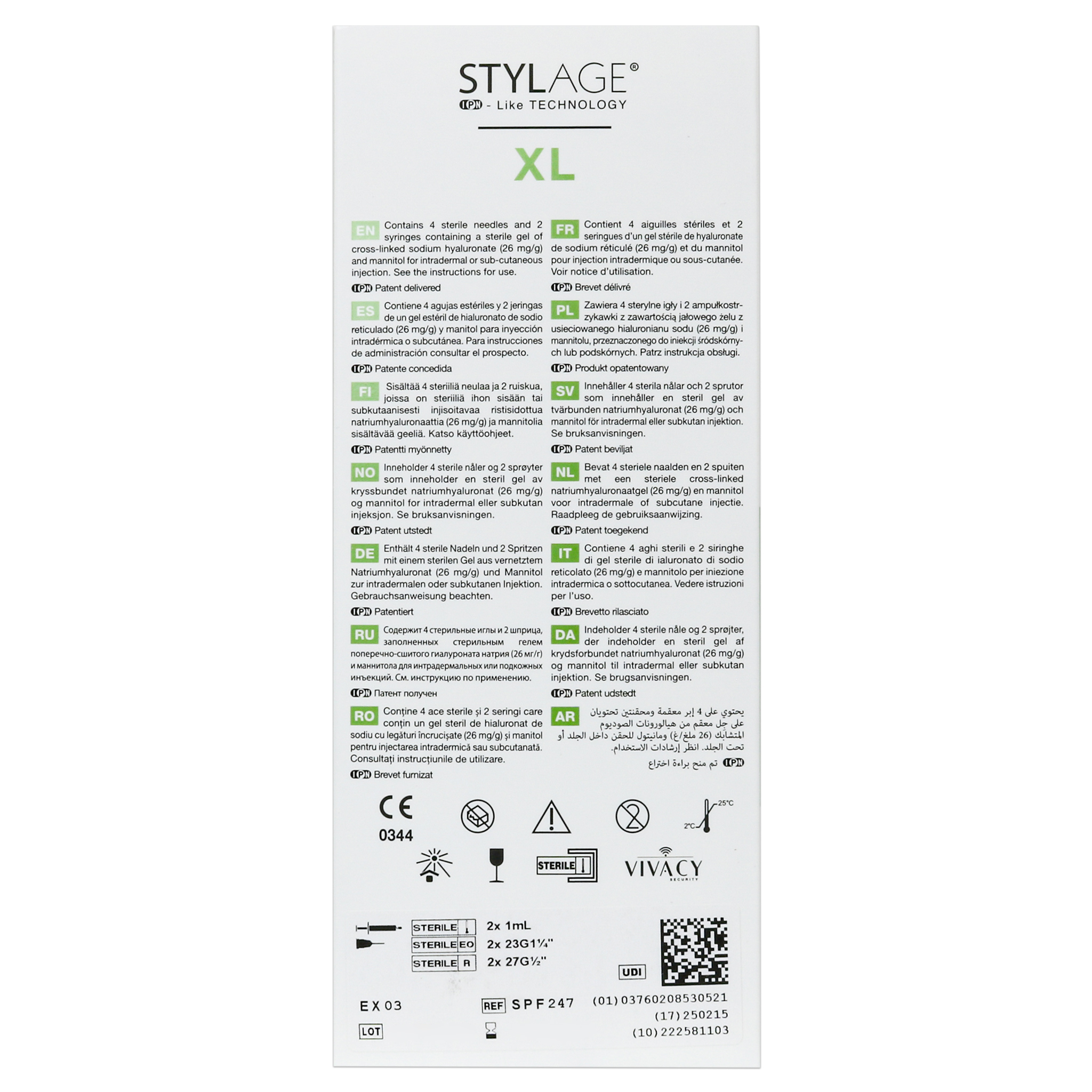 Stylage Bi-Soft XL (2 x 1 ml)