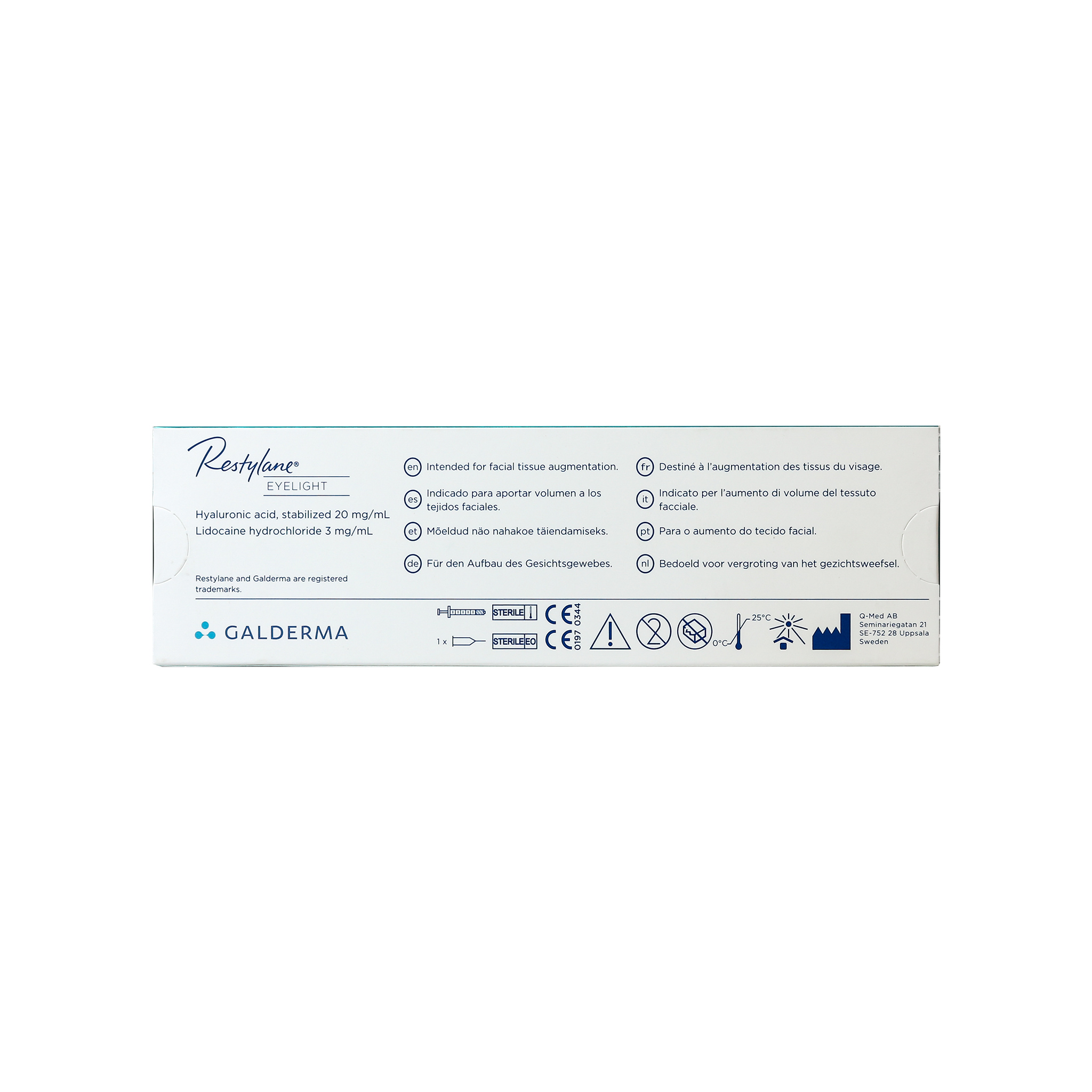 Restylane Eyelight Lidocaine (1 x 0.5 ml)
