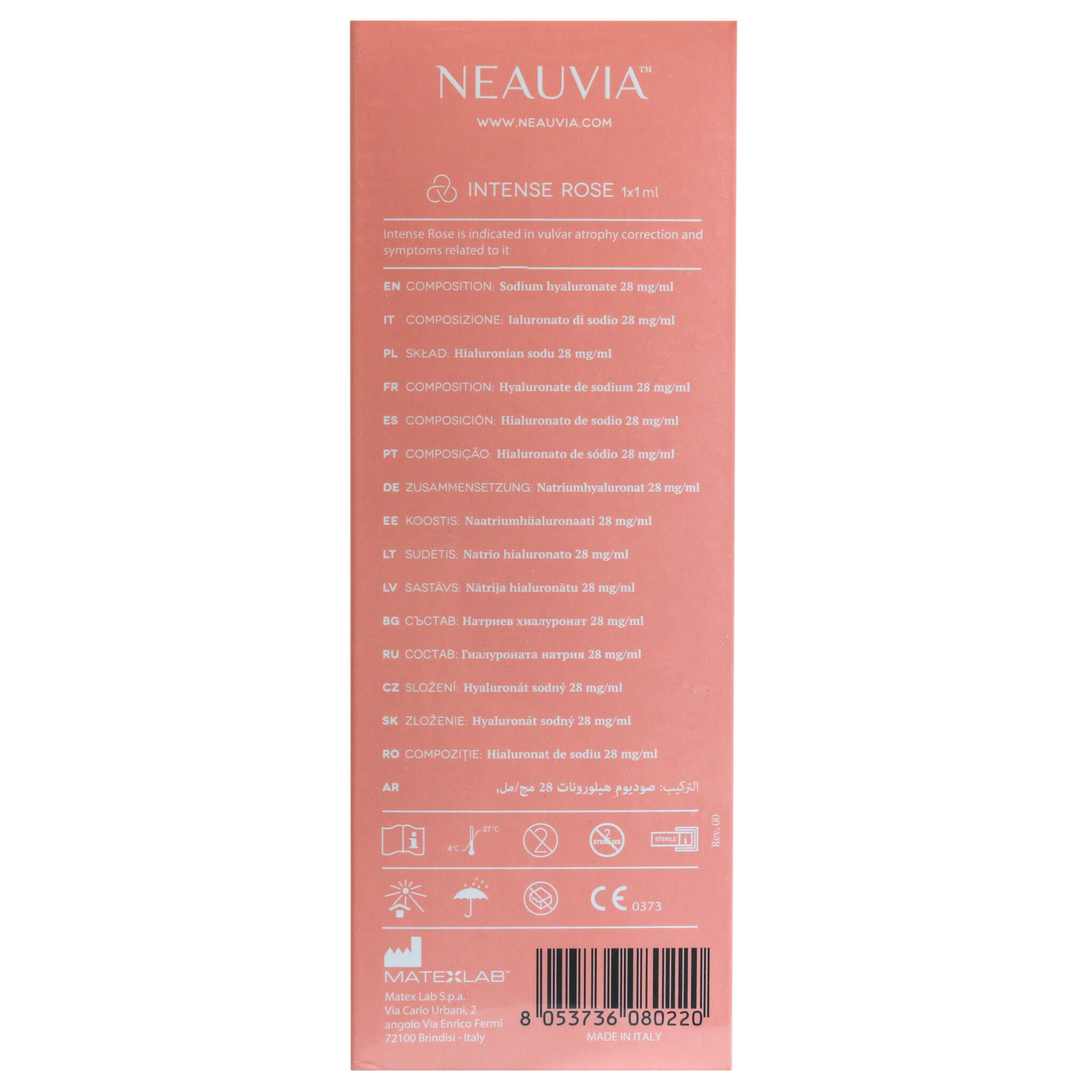Neauvia Intense Rose (1 x 1 ml)