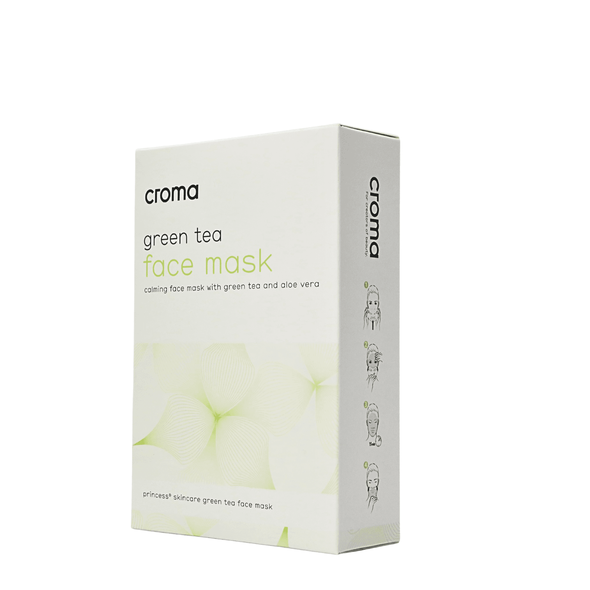 Croma Green Tea Face Mask (8 Stk.)