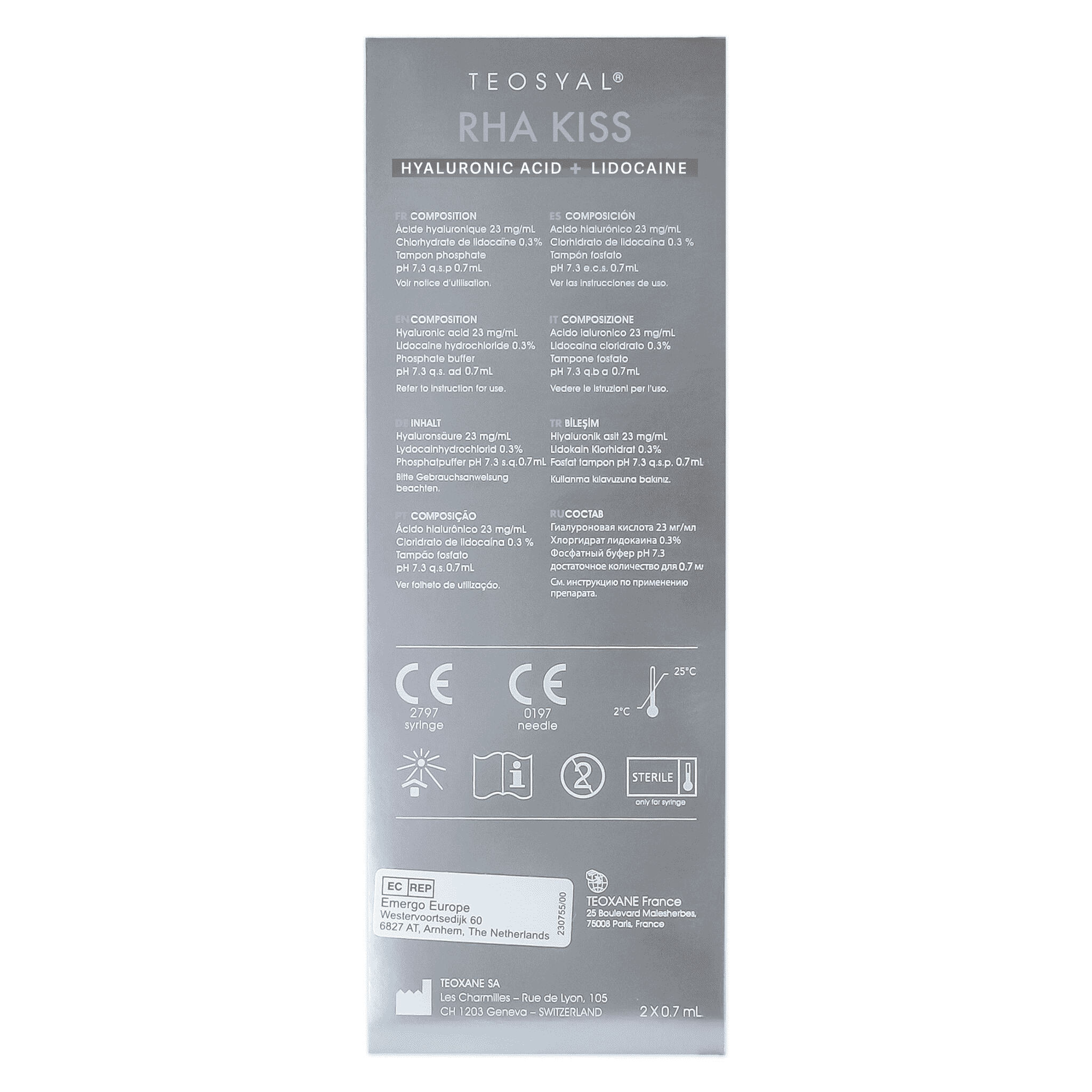 Teosyal RHA Kiss Volume (2 x 1 ml)