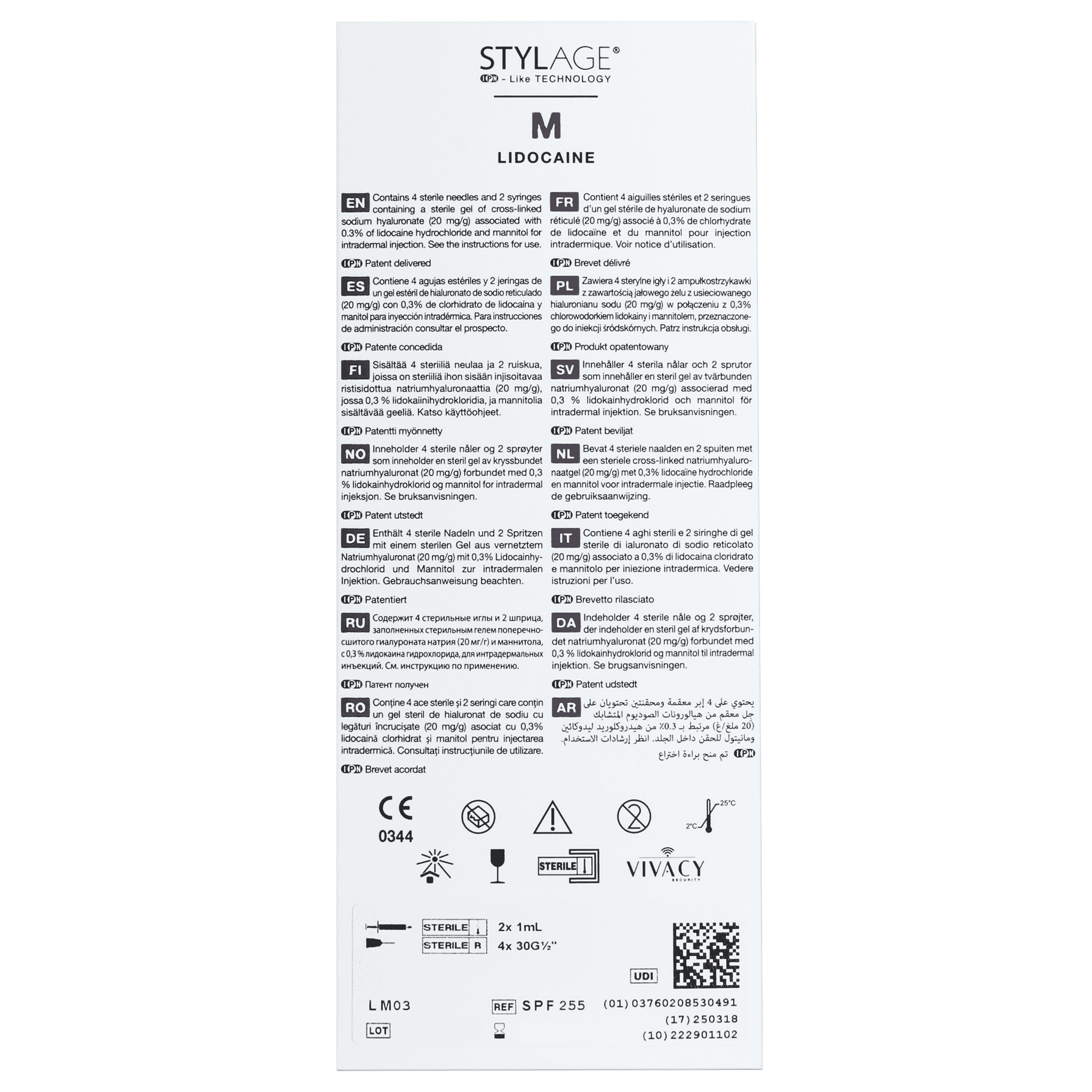 Stylage Bi-Soft M Lidocain (2 x 1 ml)