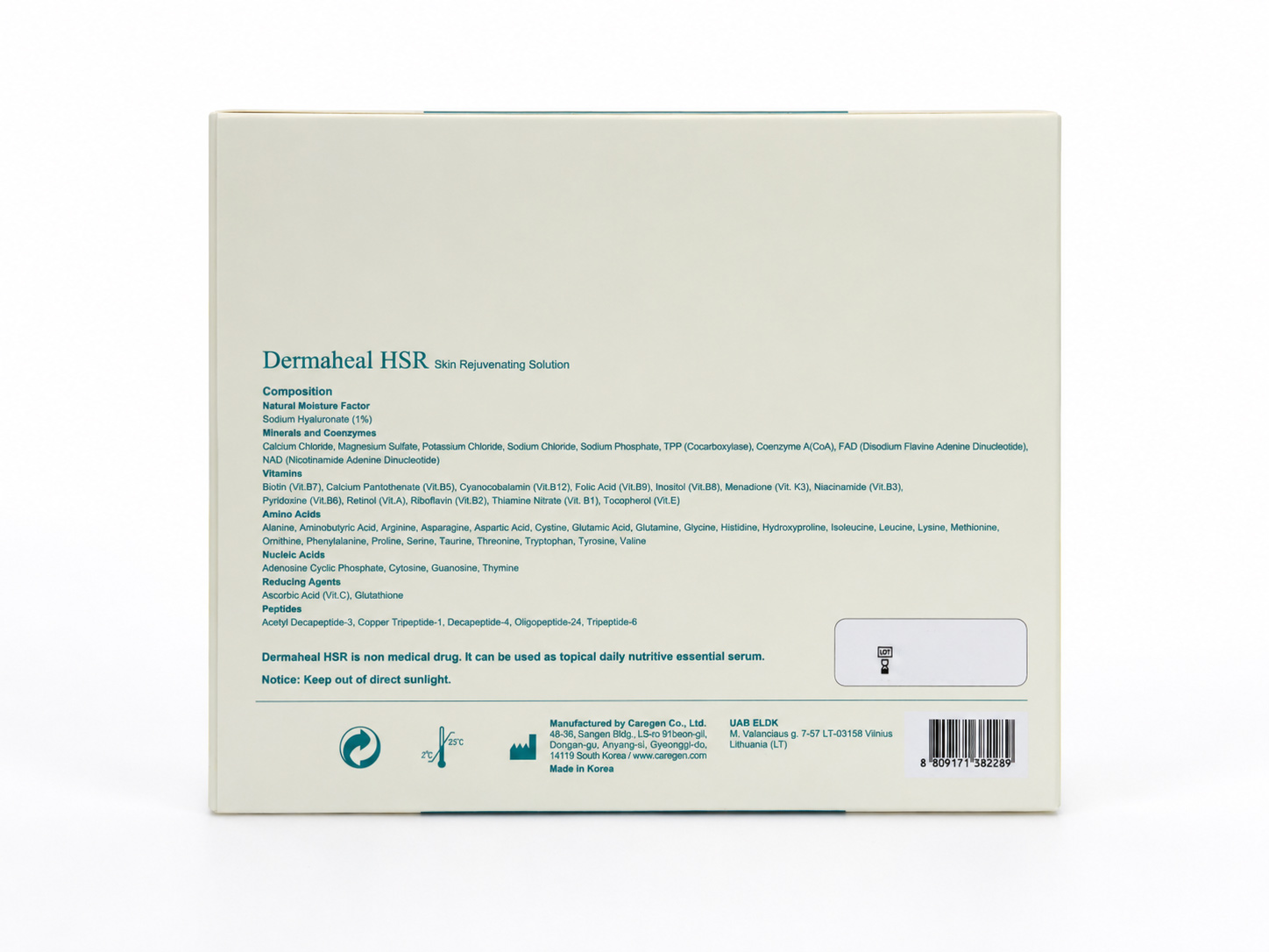 Dermaheal HSR (10 x 5 ml)