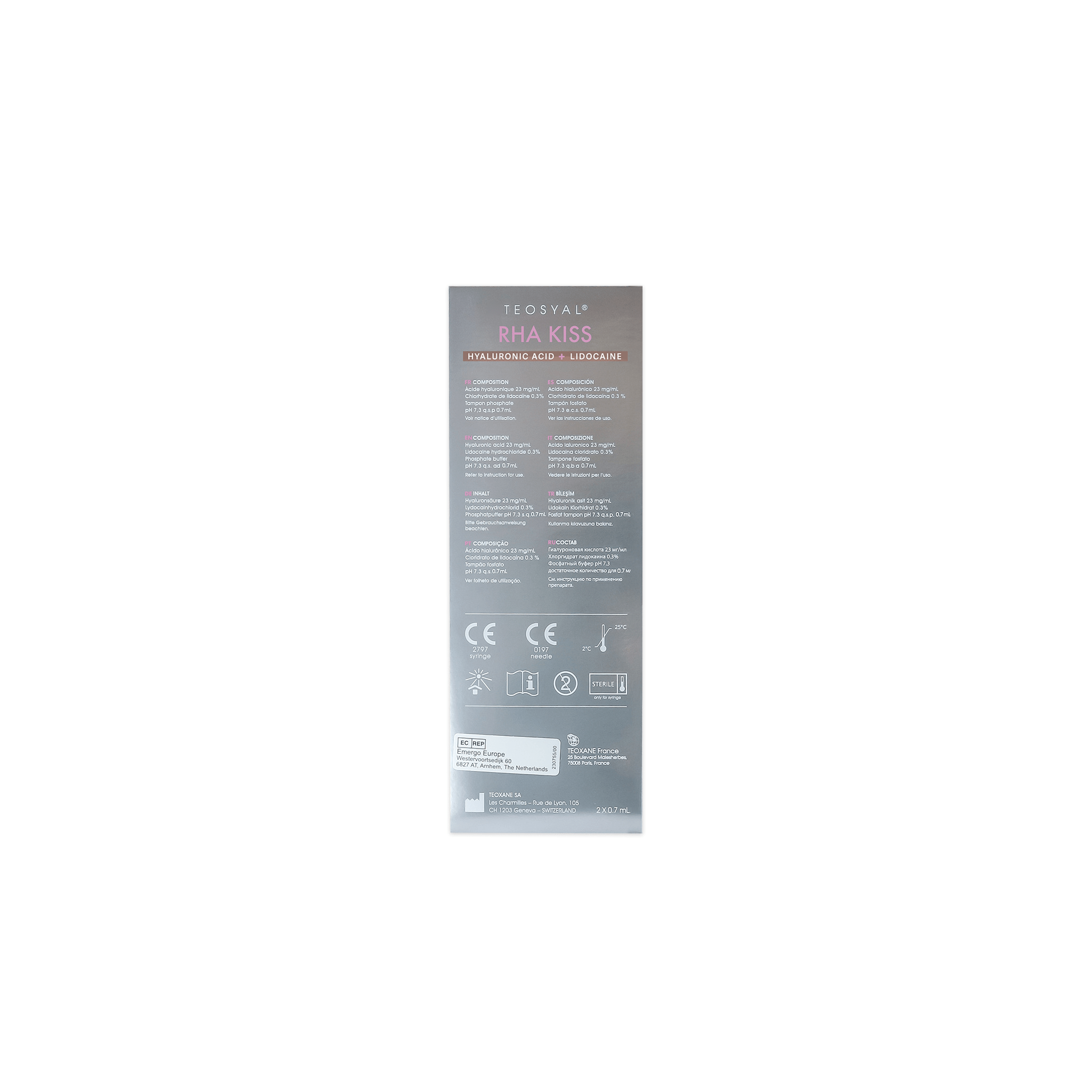 Teosyal RHA Kiss Volume (2 x 1 ml)